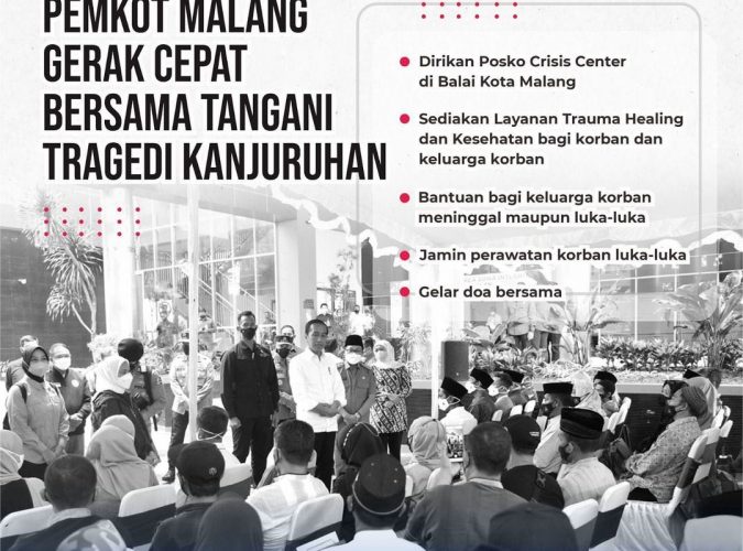 Pemkot Malang Gerak Cepat Bersama Tangani Tragedi Kanjuruhan